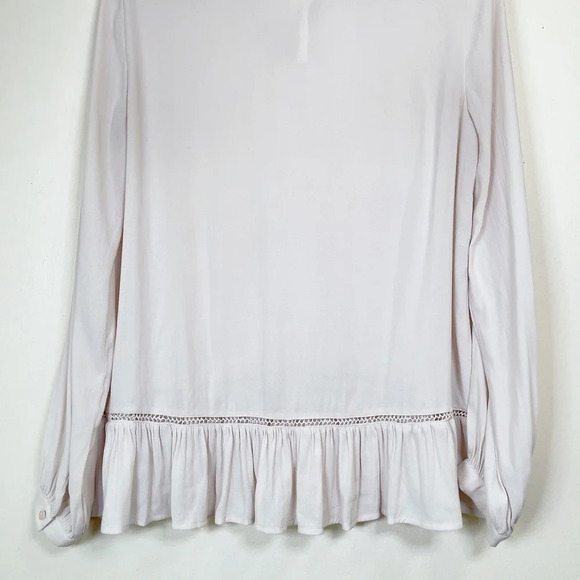RO&DE | CANYON RUFFLE  NECK BLOUSE IN CREAM COLOR - Picture 12 of 16